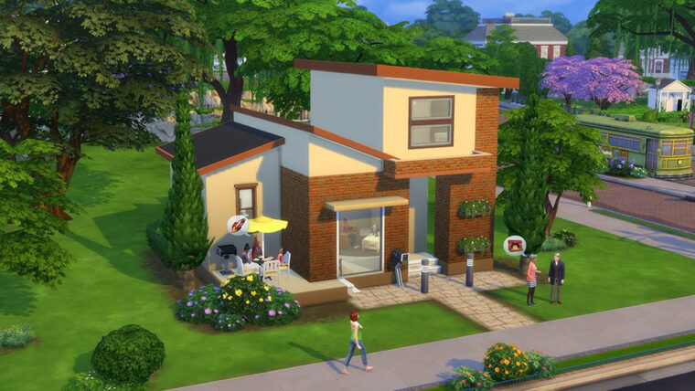 Sims 4 Maison Moderne Plan  Ventana Blog tout Plan Maison Sims 4 fascinant