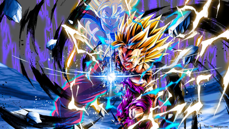 Super Saiyan 2 Gohan De Dragon Ball Z [Dragon Ball Legends Arts] Pour pour Fond D'Écran Dragon Ball Z