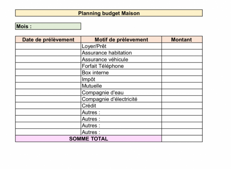 Tableau Budget Familial Pdf serapportantà Gratuit Fiche Budget Mensuel À Imprimer