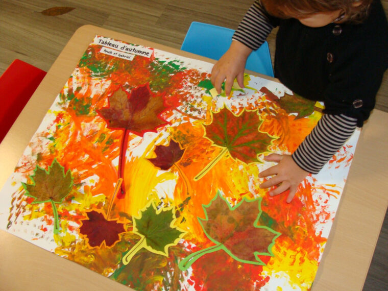 Tableau D'Automne – Ribambelles  Activités Automne Maternelle à Activité Manuelle Automne