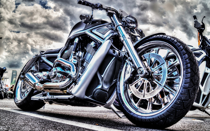 Télécharger Fonds D&amp;#039;Écran Harley-Davidson, Hdr, De Luxe, Moto, Chopper dedans Fond Ecran Moto génial 