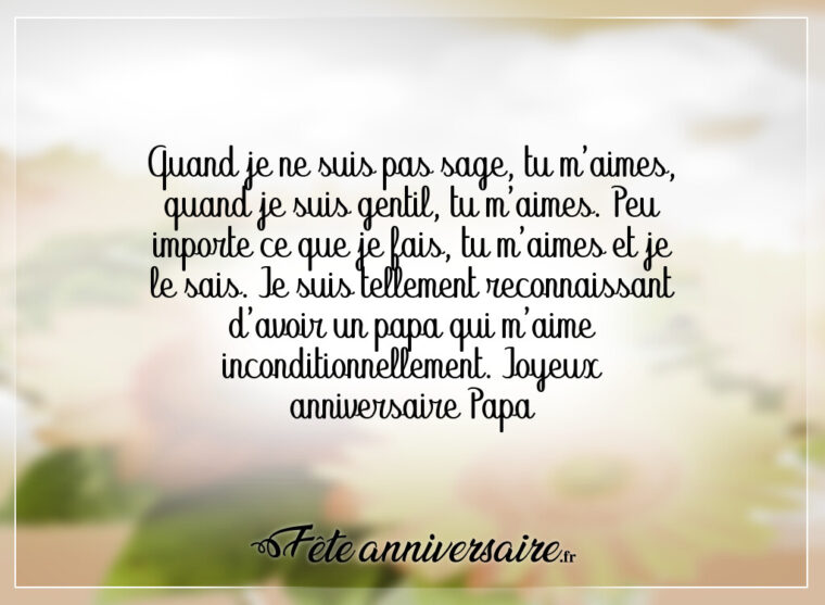 Texte Anniversaire Papa, Textes Pour Souhaiter Un Anniversaire À Papa serapportantà Poemes Pour Papa