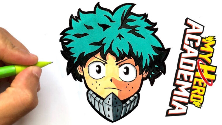 Tuto Dessin Izuku Midoriya Facile – My Hero Academia (Mha, Manga) – intérieur Izuku Midoriya Dessin génial