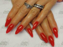 Unghie Rosse  Red Acrylic Nails, Red Nails, Acrylic Nail Designs encequiconcerne Idees Ongles Rouge vous pouvez essayer