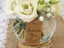 Vase Boule Champêtre Mariage  Déco Mariage Vert Et Blanc, Table avec Centre De Table Champetre vous pouvez essayer