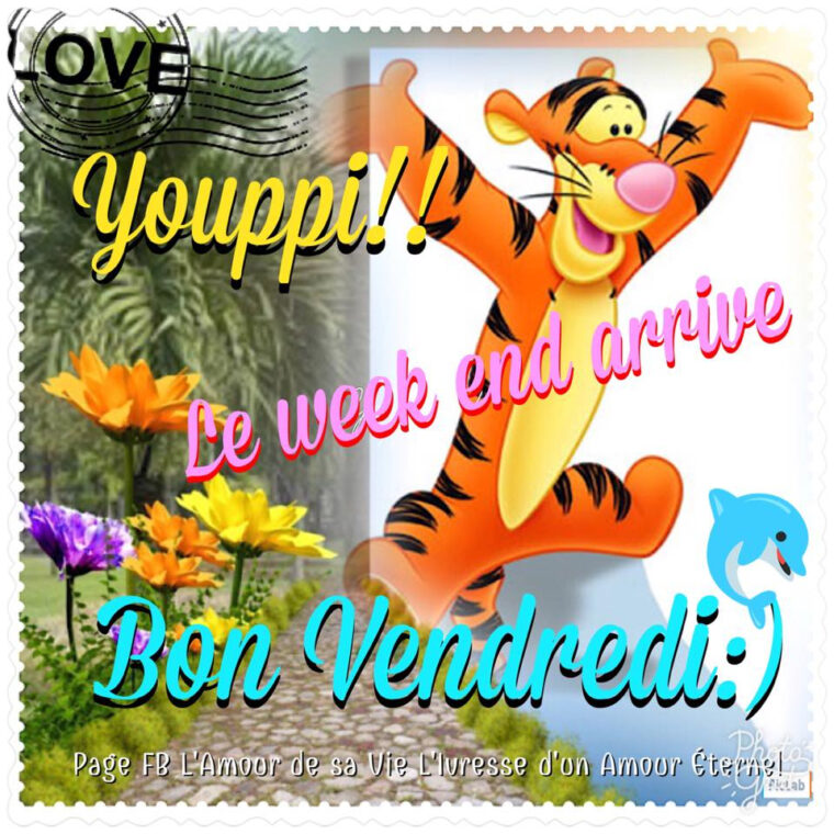 Vendredi Images, Photos Et Illustrations Pour Facebook – Bonnesimages avec Coucou Bon Vendredi Bisous vous pouvez essayer