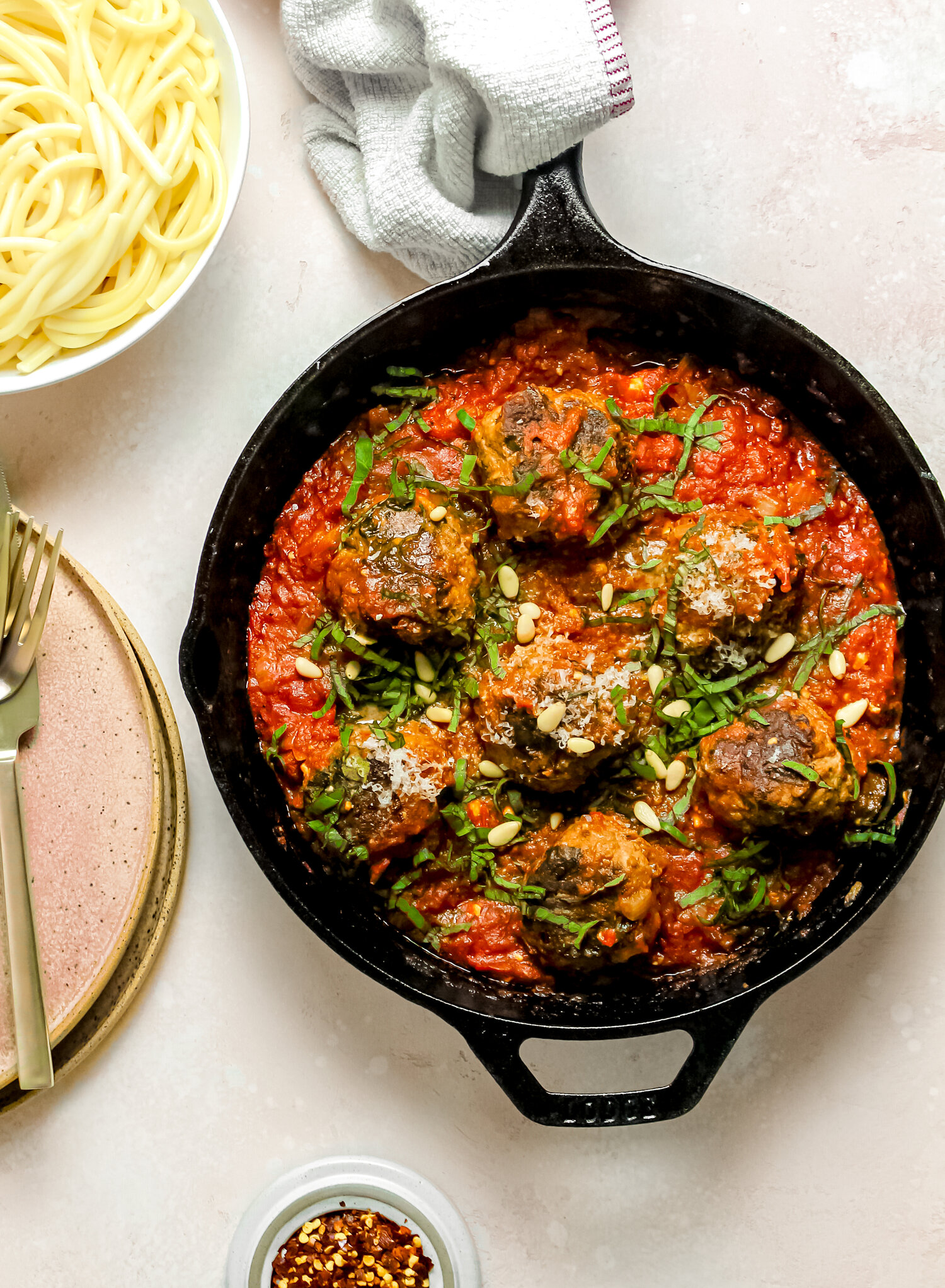 Harissa Meatballs in Spicy Tomato Sauce (Paleo) — Clean Eats Factory
