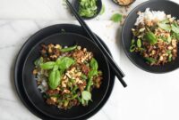 healthy tea with pork mince healthy tea with pork mince