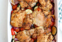 greek chicken tray bake recipes