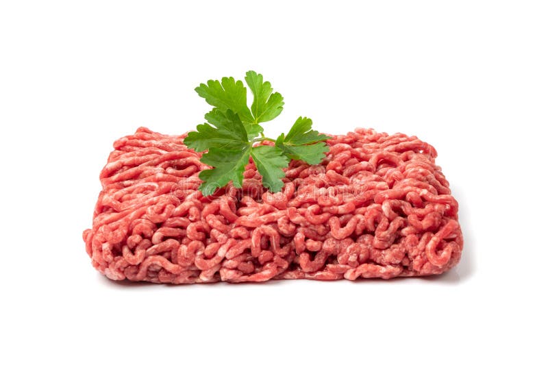 Mince Meat, Ground Beef, Uncooked Mincemeat Stock Photo - Image of