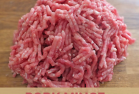 mince pork water chestnut