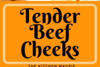 beef cheek recipe ideas