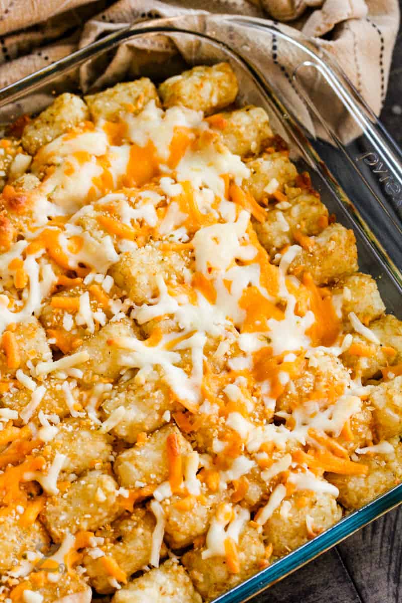 Leftover Pulled Pork Tater Tot Casserole Recipe - Our Zesty Life