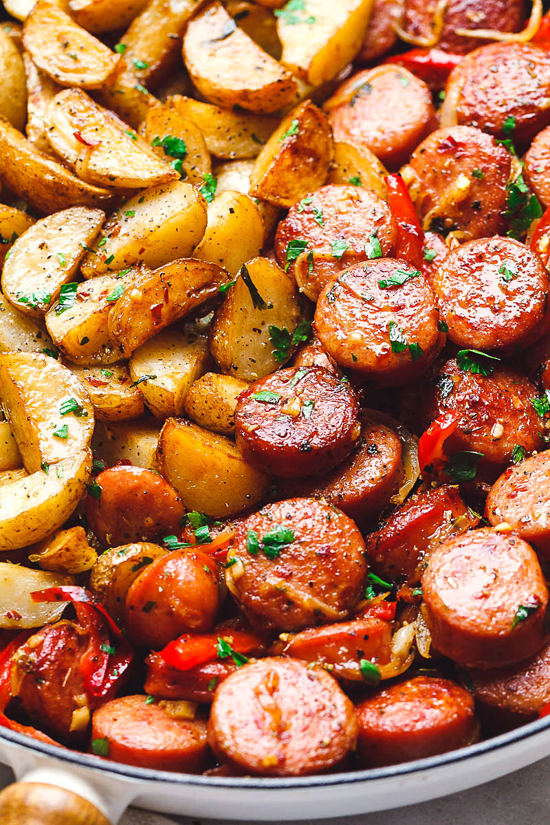 Smoked Sausage and Potato Skillet Recipe – Smoked Sausage Recipe
