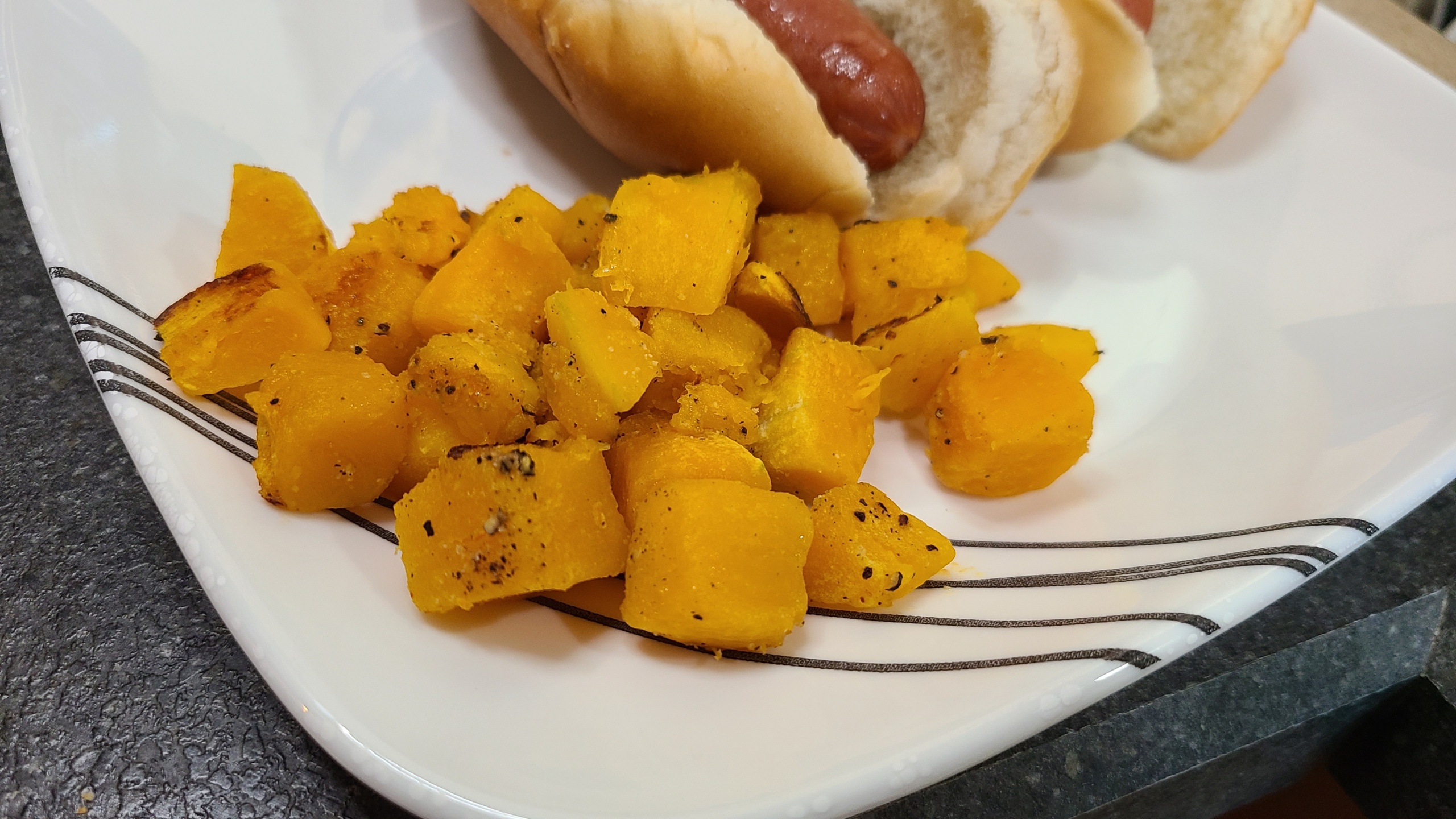 Roasted Butternut Squash (Using Frozen Cubes!) - No Getting Off This Train