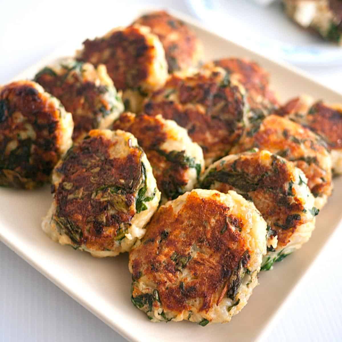 Swiss Chard Patties, Cakes, Fritters (30 Mins) - Veena Azmanov Swiss Chard Patties, Cakes, Fritters (30 Mins) - Veena Azmanov