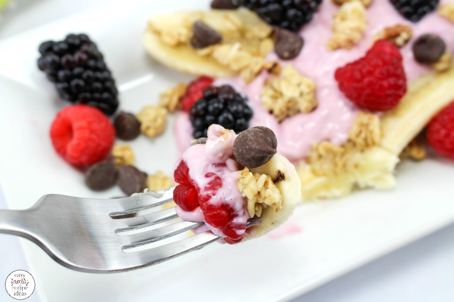 Healthy Breakfast Banana Split Healthy and Delicious
