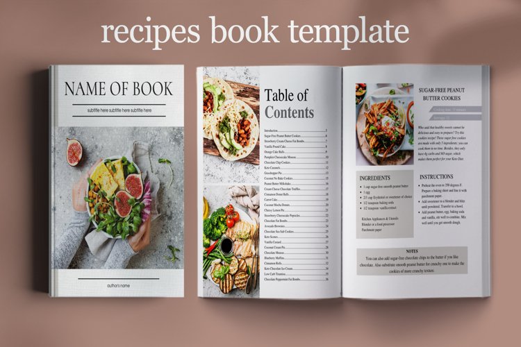 Recipe Book Template for Canva (1084164)