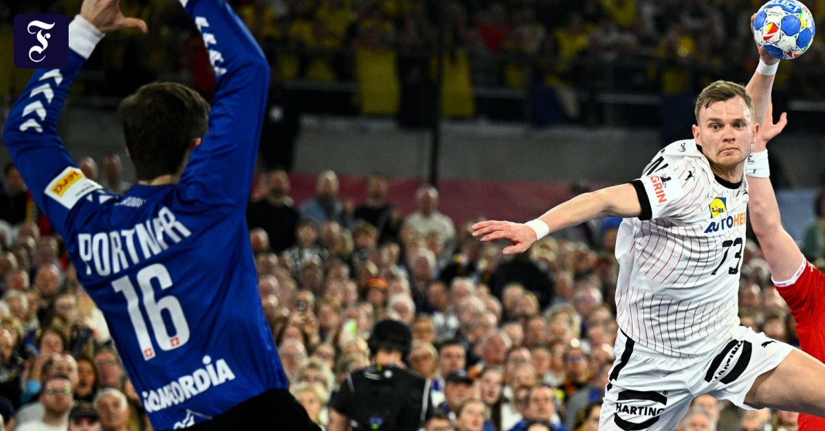 Handball European Championship: Germany beats Switzerland at the start