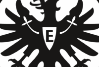 eintracht frankfurt logo schwarz weiß