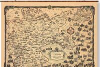 vintage germany map