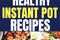 instant pot recipe ideas healthy