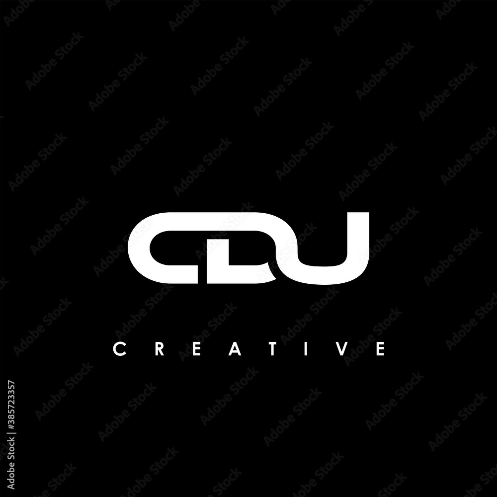 CDU Letter Initial Logo Design Template Vector Illustration Stock CDU Letter Initial Logo Design Template Vector Illustration Stock