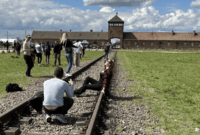 auschwitz train tracks