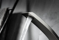 single hole faucet with threaded spout