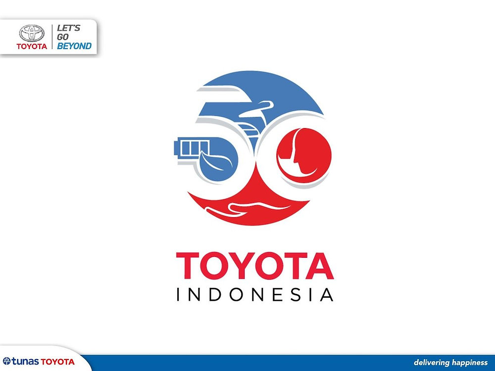 Makna dari Logo Ulang Tahun ke-50 Toyota Indonesia