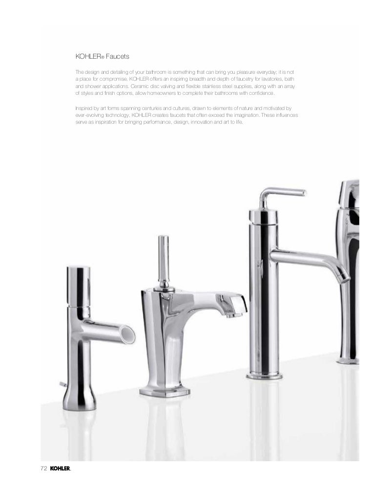Kohler faucets