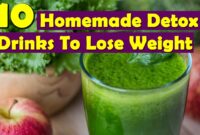 homemade detox drinks to lose weight