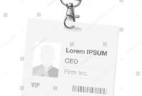 staff lanyard badge