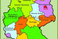 germany map german states germany map german states