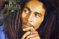 bob marley album cover art black and white