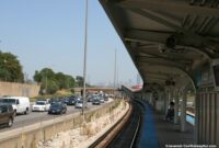 cta brown line kedzie station platform