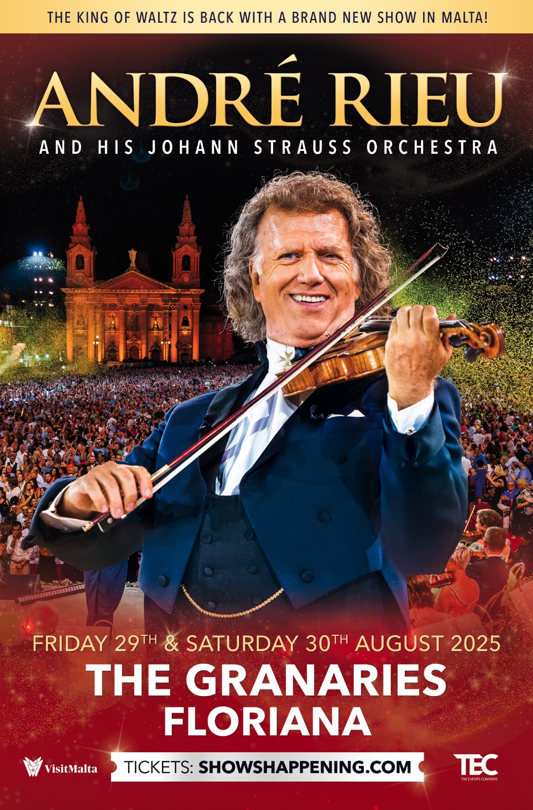  ANDRÉ RIEU LIVE IN CONCERT 2025 