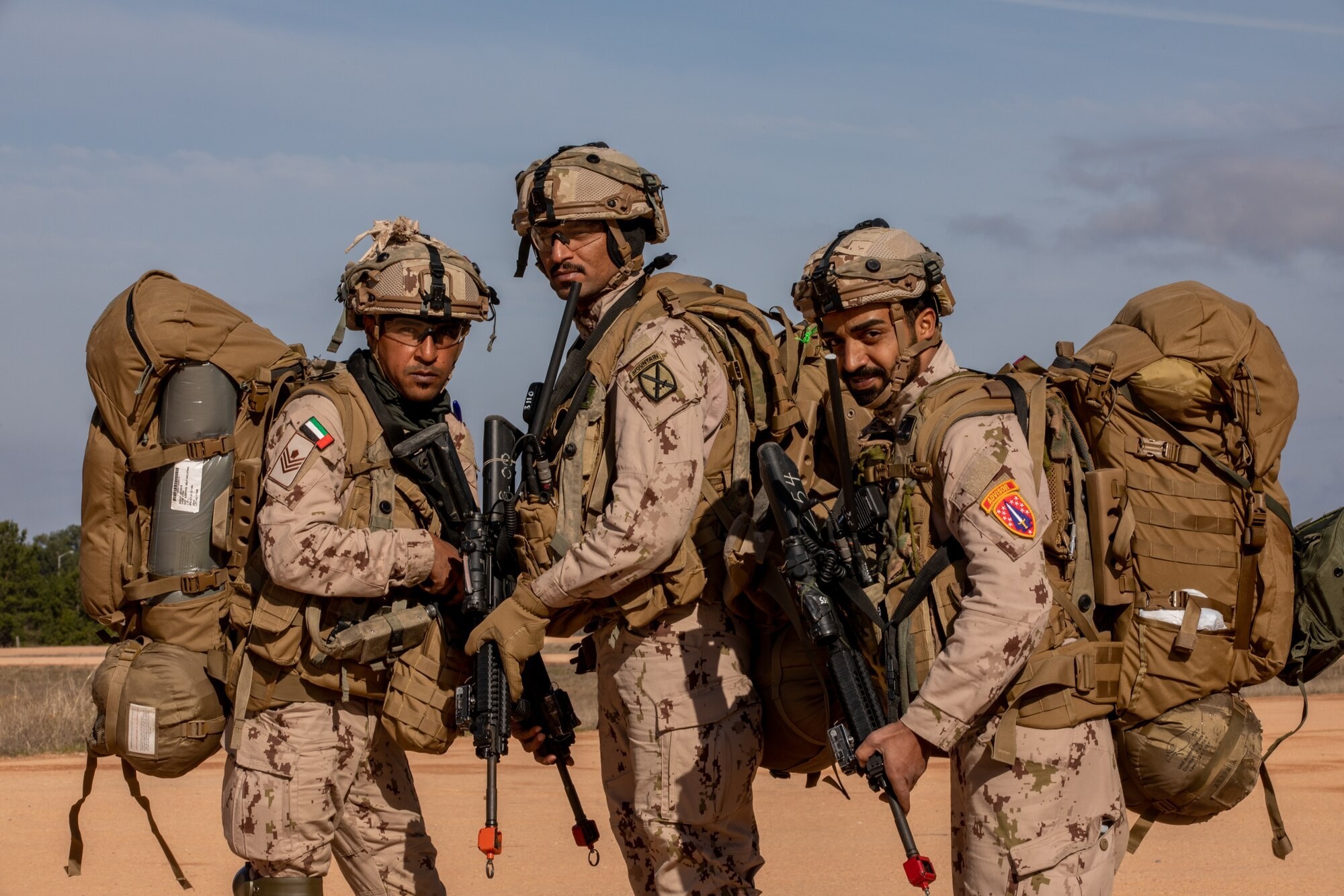  US and UAE soldiers train together at Joint Readiness Training Center Motiv 