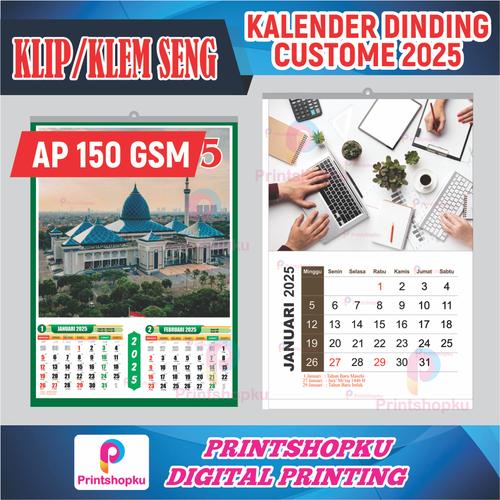  Foto zu Jual KALENDER DINDING 2025 AP 150 GSM KALENDER 2025 KALENDER KAMPANYE 
