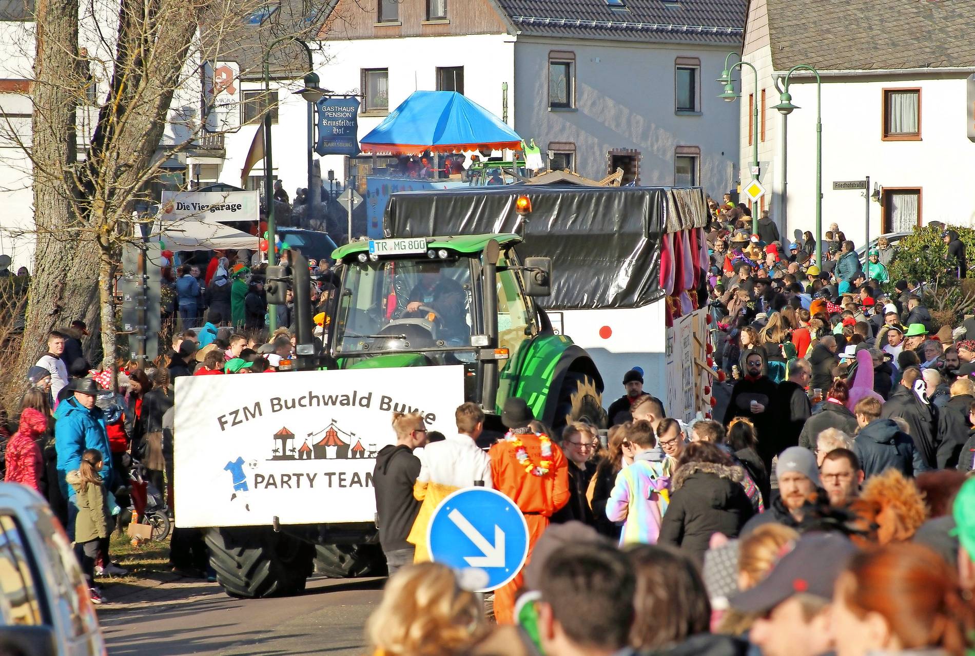  Fastnacht: Karnevalsumzug mit Bauernprotest Motiv 