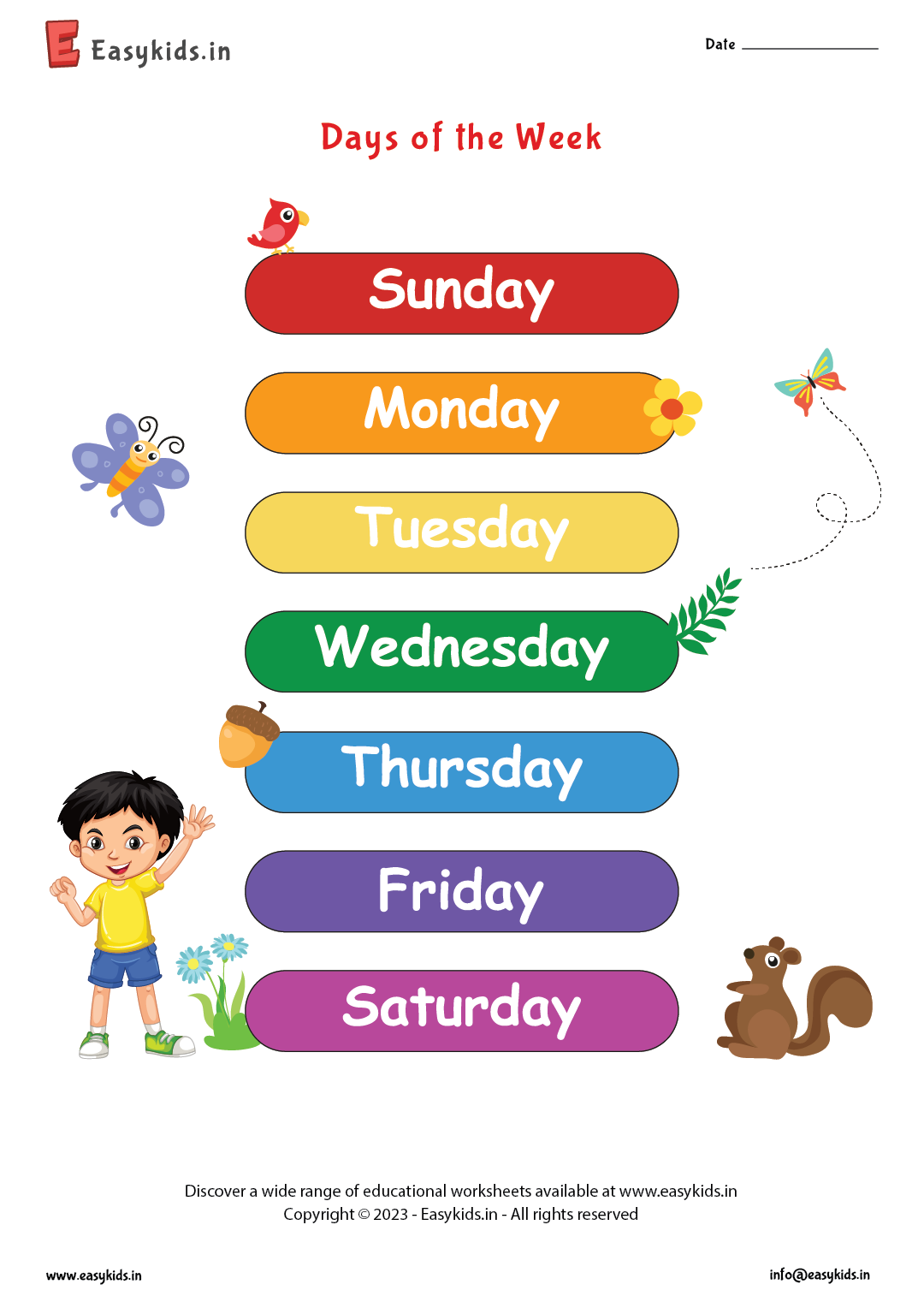  Foto zu Days Of The Week Lessons For Kindergarten The 4 Day School Week The 