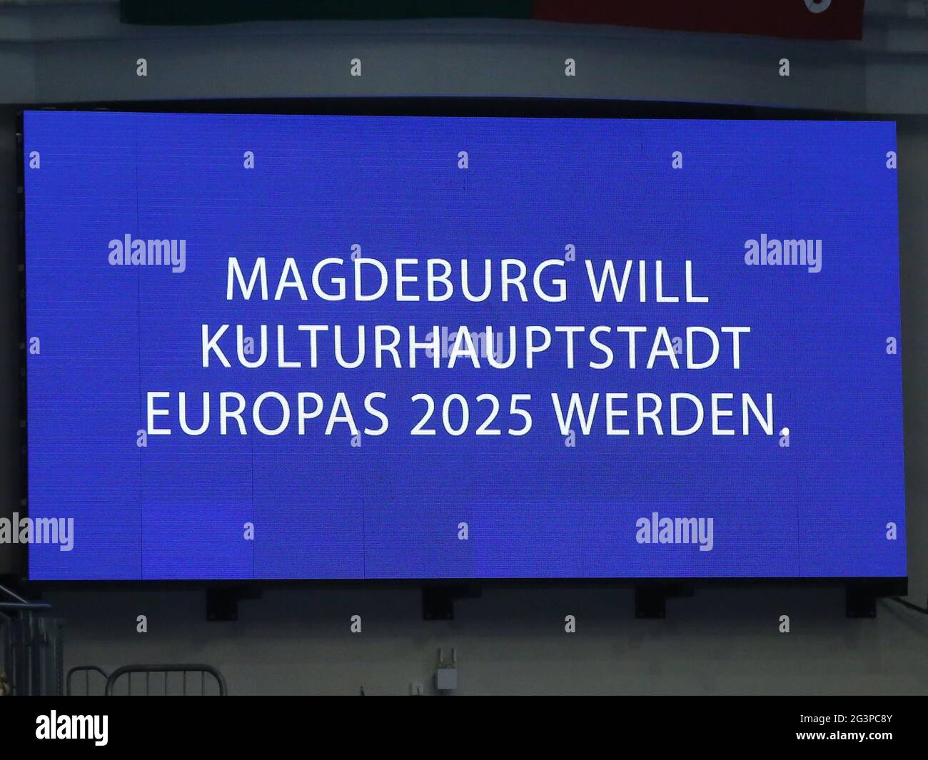  Magdeburg Application for European Capital of Culture 2025 Stock Photo Motiv 