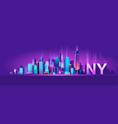  Abstract neon city Royalty Free Vector Image - VectorStock Bildidee 