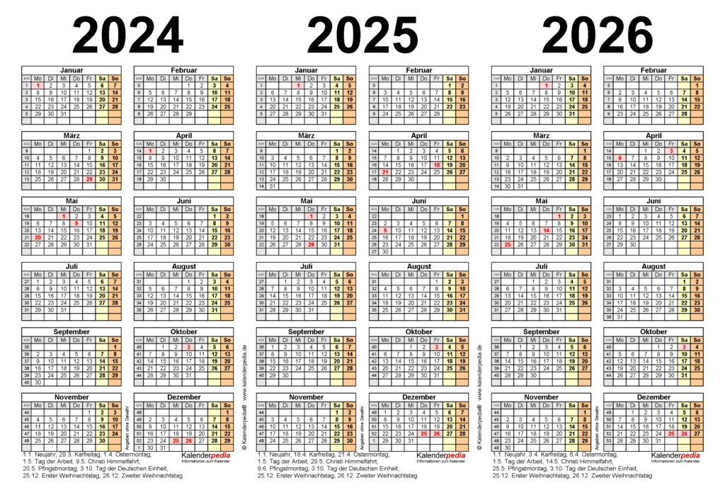  Pocket Calendar 2025-2026 - Web Page Calendar 